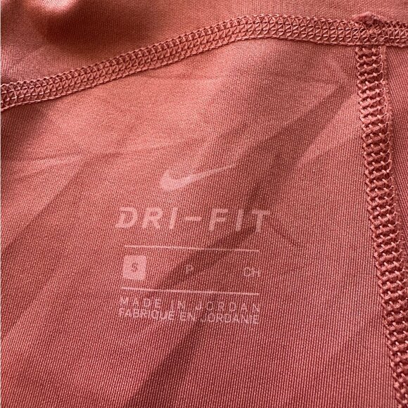 Nike Dri-Fit Icon Clash FAST Women’s Running Tights — Rose/Bronze Gold — Size XS - Picture 4 of 6